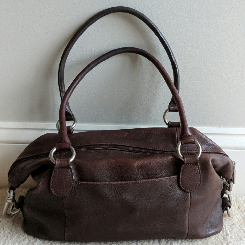 Giani Bernini brown leather purse